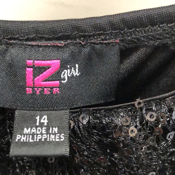 Youth long black dress size 14 - Picture 6 of 8